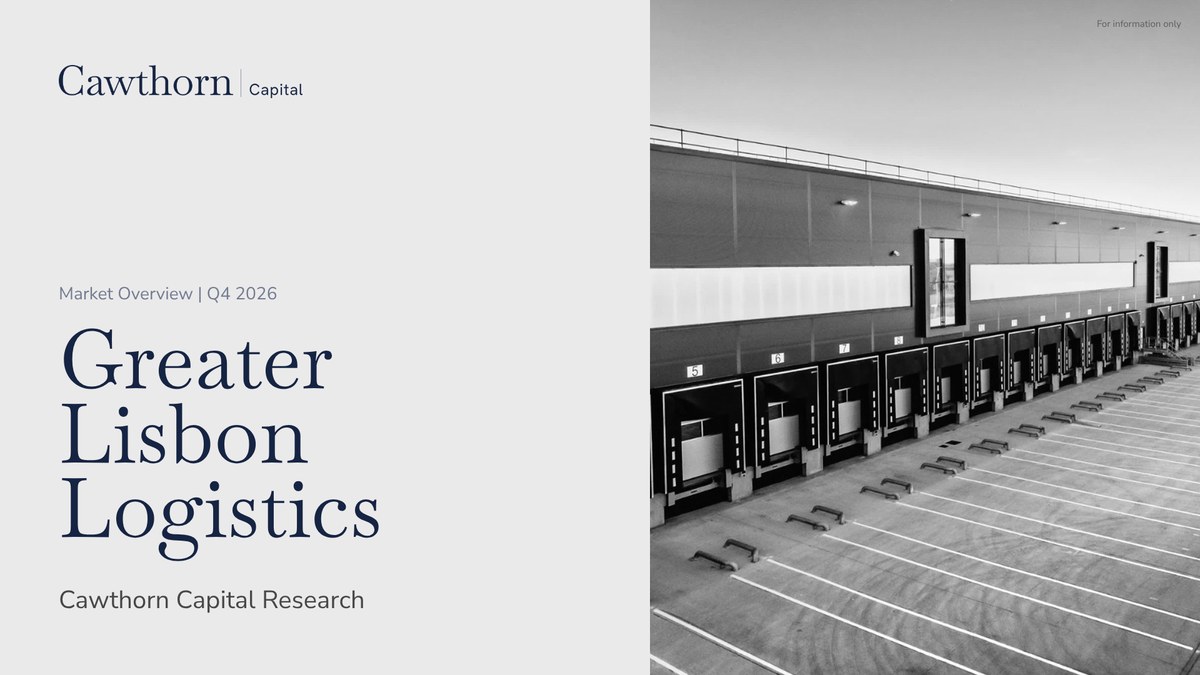 Capa do estudo de mercado Greater Lisbon Logistics